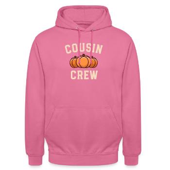 Cousin Crew Matching Family Halloween Outfit Cute - Unisex Hoodie - pink - Front - Alina (178cm) & Michal (187cm)