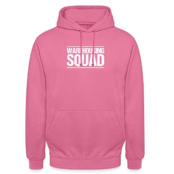 Fachkraft für Lagerlogistik Warehouse Worker Lager - Unisex Hoodie - Pink - Vorne - Alina (178cm) & Michal (187cm)