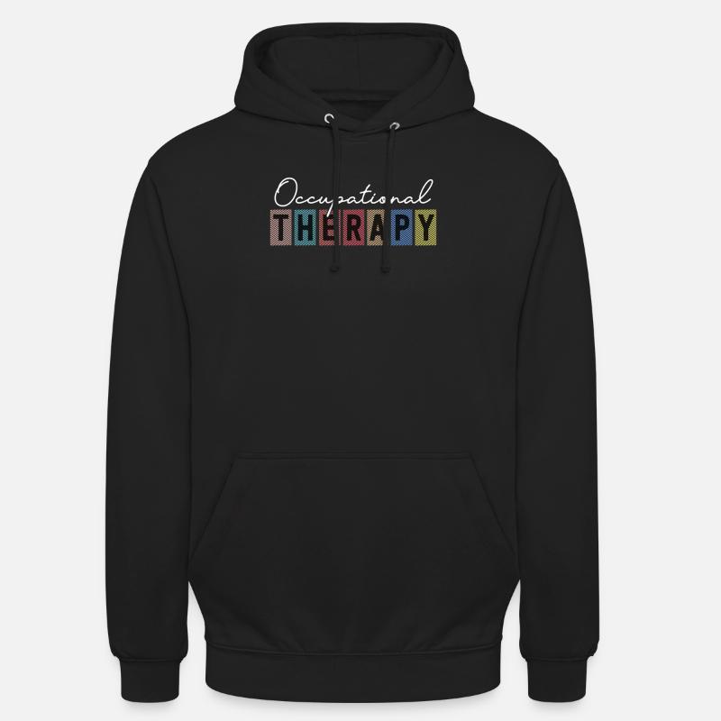 Retro Ergoterapi Vintage OT Skole - Hættetrøje unisex - sort