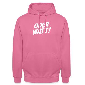 Oder Watt Hömma Ruhrgebiet Dortmund Essen Ruhrpott - Unisex Hoodie - Pink - Vorne - Alina (178cm) & Michal (187cm)