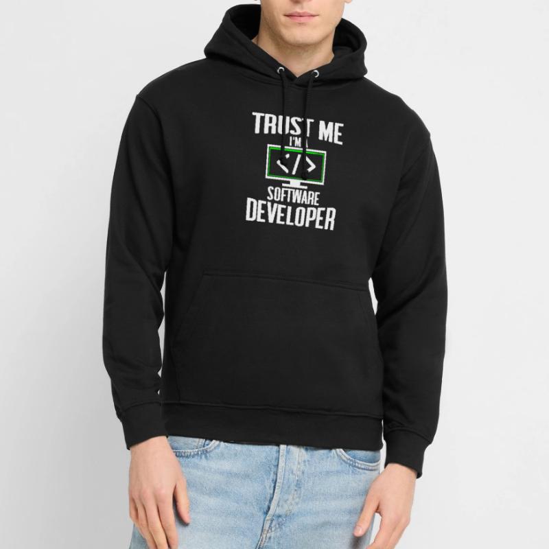 Trust me I'm a software developer gift online Unisex Hoodie