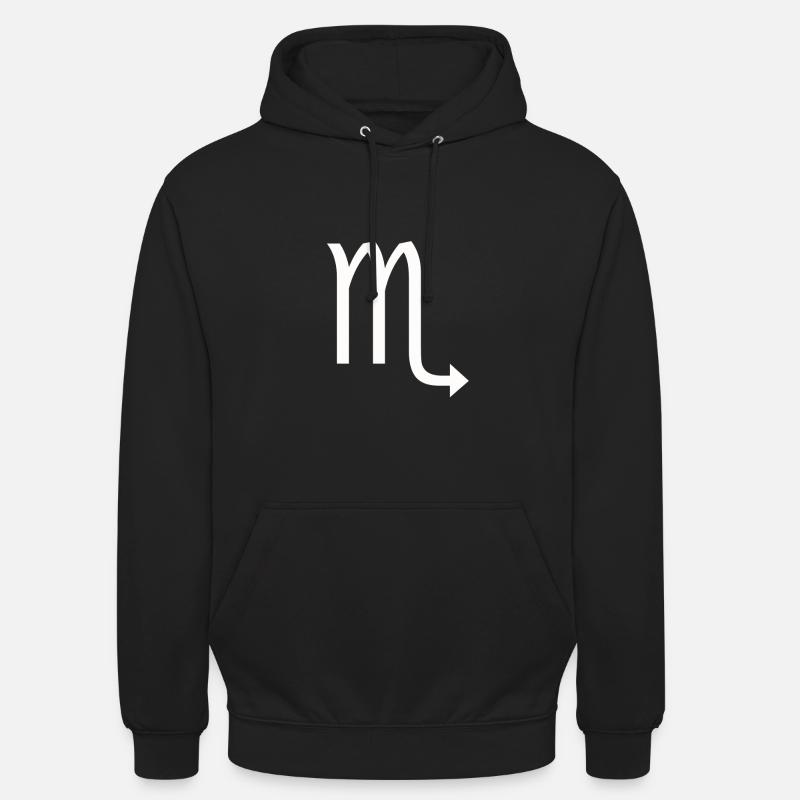 Zodiac Scorpio - Sweat-shirt à capuche unisexe - noir