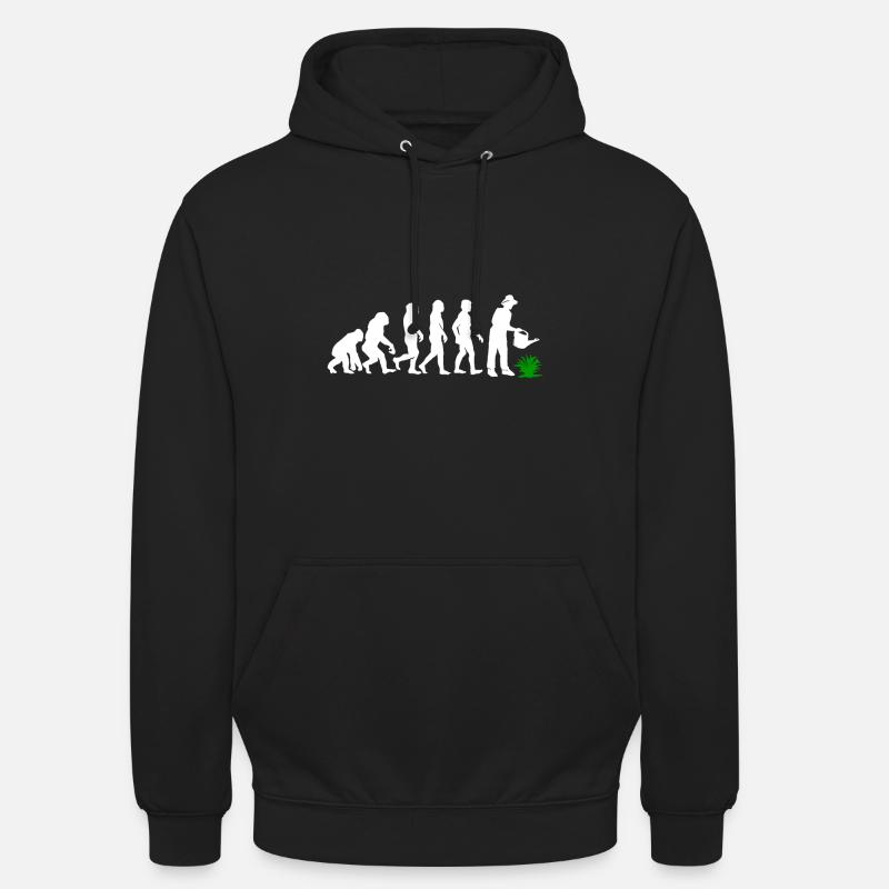 Jardinier évolution - Sweat-shirt à capuche unisexe - noir