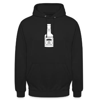 Whiskey - Unisex Hoodie - Schwarz - Vorne - Alina (178cm) & Michal (187cm)