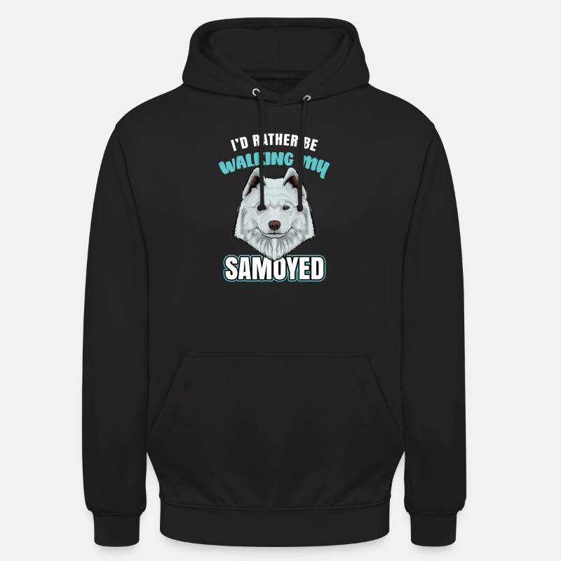 Samojede Samoyed - Unisex Hoodie - Schwarz