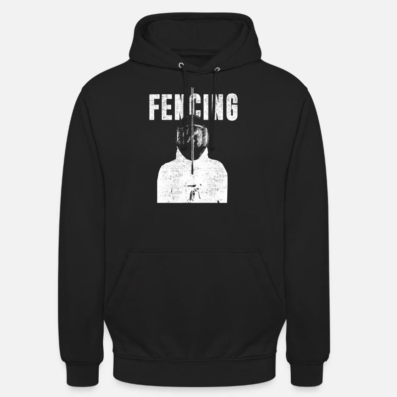 Fechten Fechter - Unisex Hoodie - Schwarz