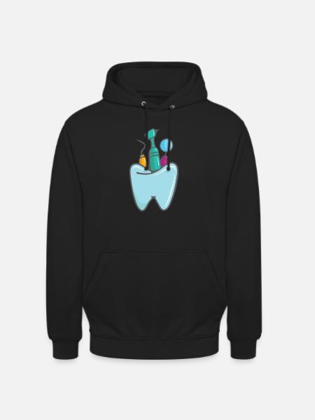 Cool Dentist Instruments Dentists gift - Sweat-shirt à capuche unisexe - noir