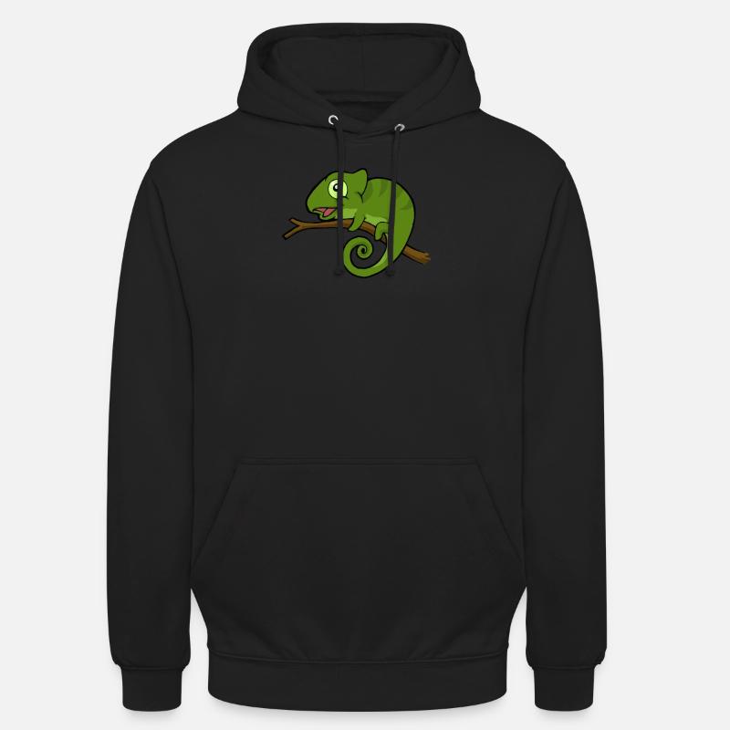 caméléon - Sweat-shirt à capuche unisexe - noir
