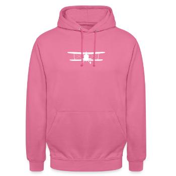 Model flight - Unisex Hoodie - pink - Front - Alina (178cm) & Michal (187cm)