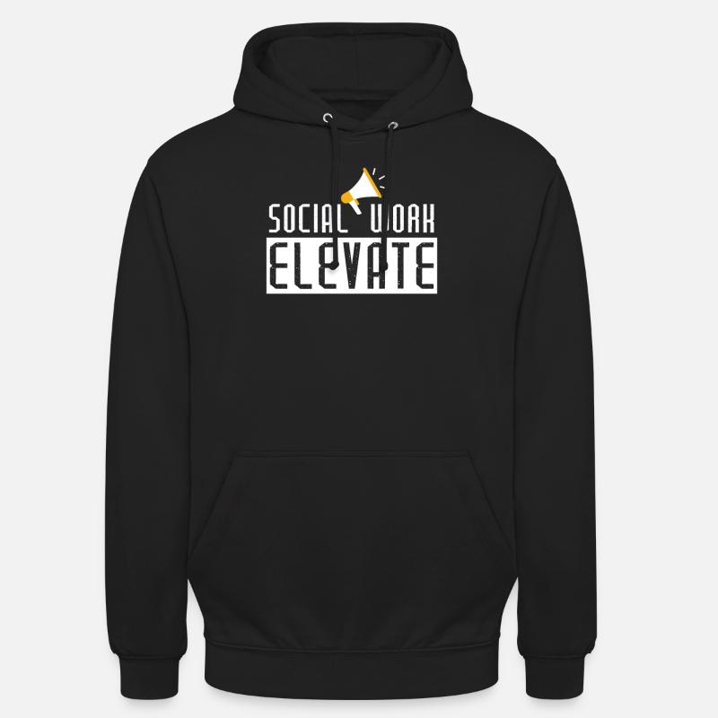 Soziale Arbeit Elevate - Unisex Hoodie - Schwarz