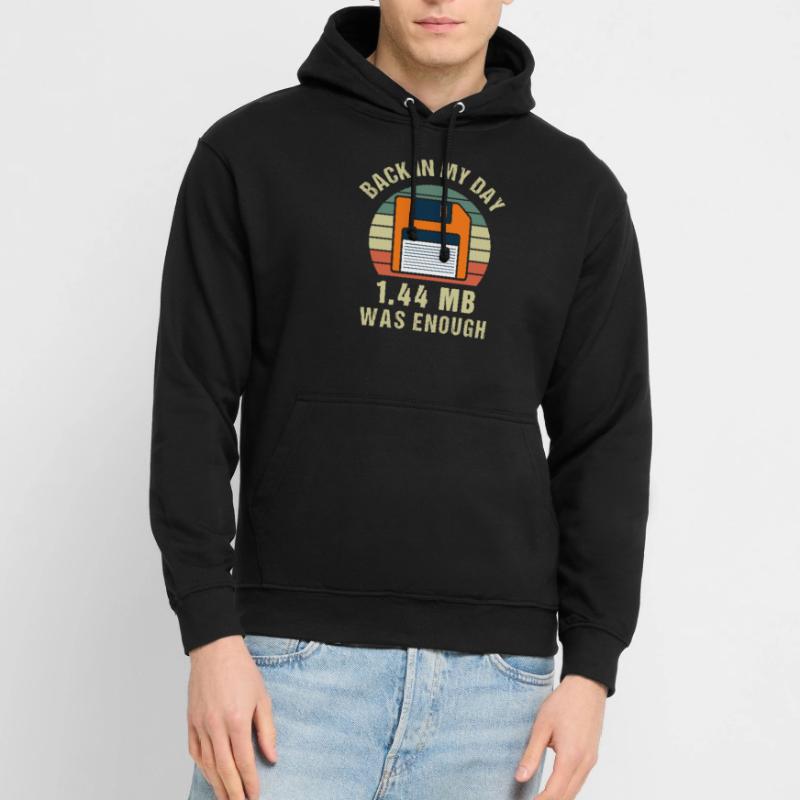 Programmierer Diskette Retro Geschenk Unisex Hoodie