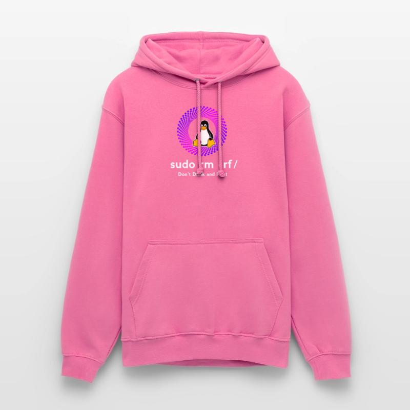 Ordinateur Sys admin Penguin Nerd pc sudo rm -rf cod Sweat-shirt à capuche unisexe