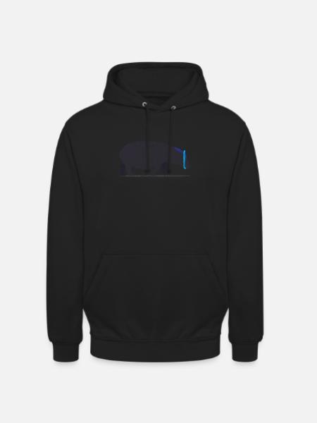 Tiere Rhinoceros - Unisex Hoodie - Schwarz