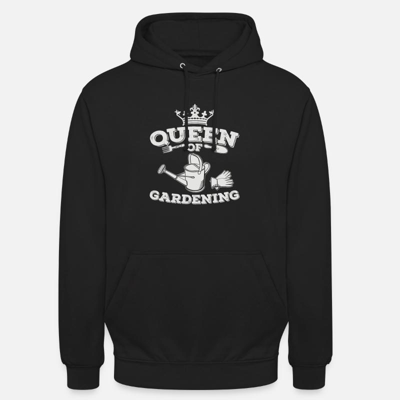 jardinier - Sweat-shirt à capuche unisexe - noir