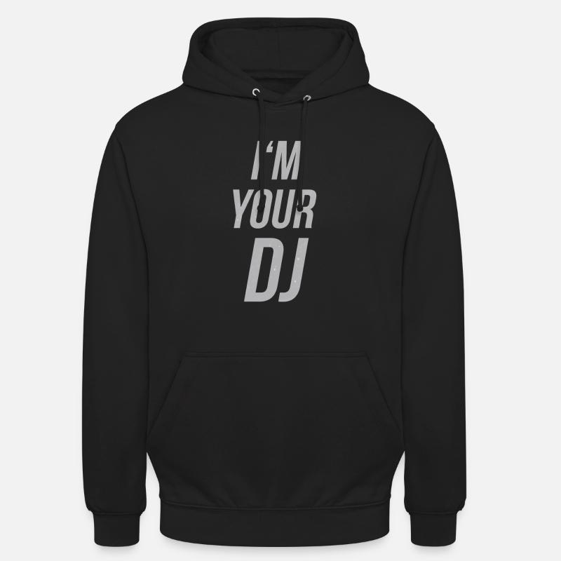Sono il tuo dj - Felpa con cappuccio unisex - nero