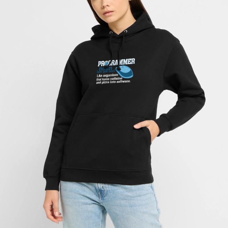 Programmierer Definition Geek Computerfreak Nerd Unisex Hoodie