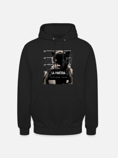Animal Print Schwarzer Panther - Unisex Hoodie - Schwarz