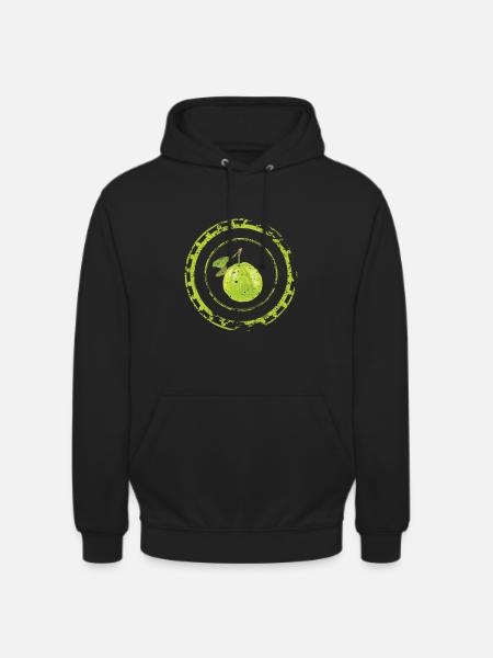 Guava fruit art gift - Unisex Hoodie - black