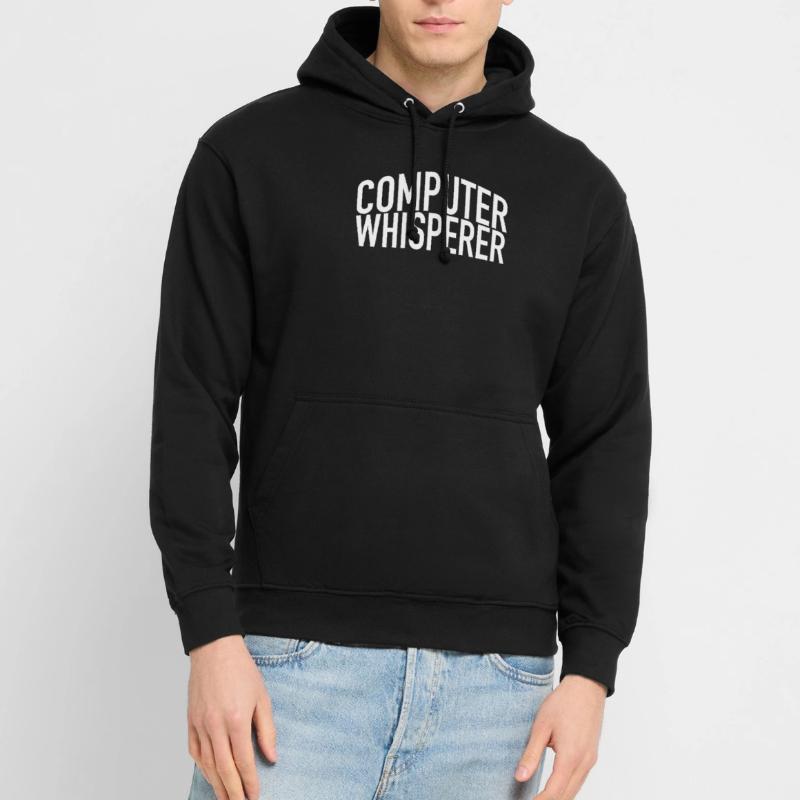 Computer Whisperer Tech Support IT Support IT Nerd Unisex Hoodie