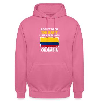 Kolumbien - Unisex Hoodie - Pink - Vorne - Alina (178cm) & Michal (187cm)