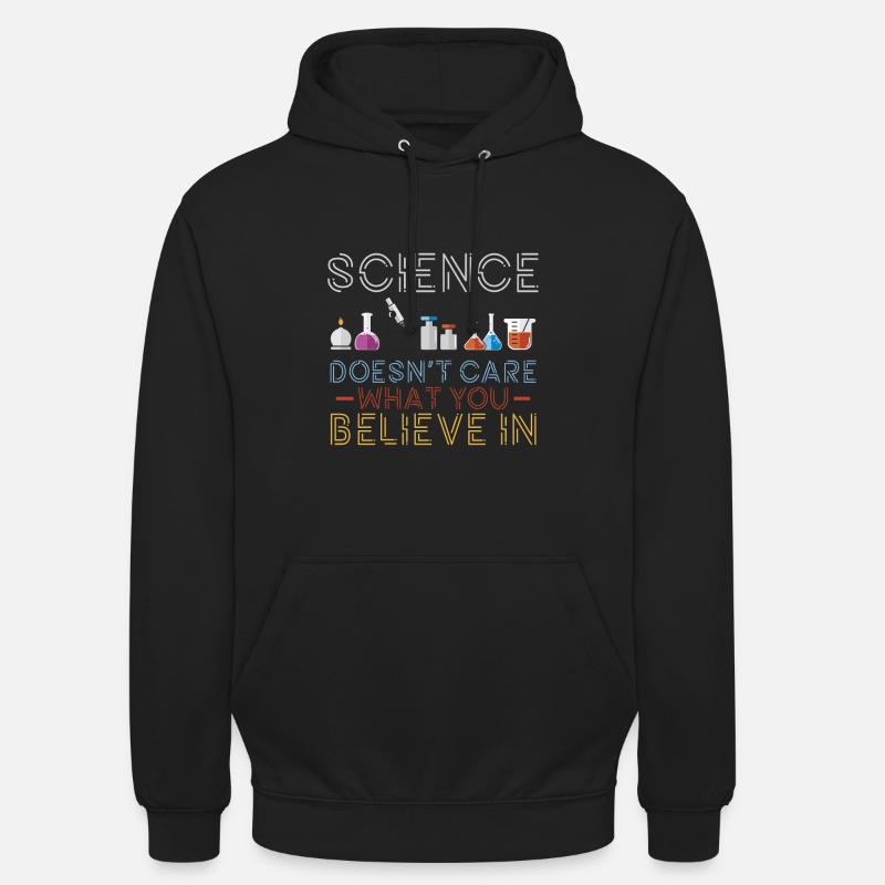 Experiments Gift Science Facts - Unisex Hoodie - black