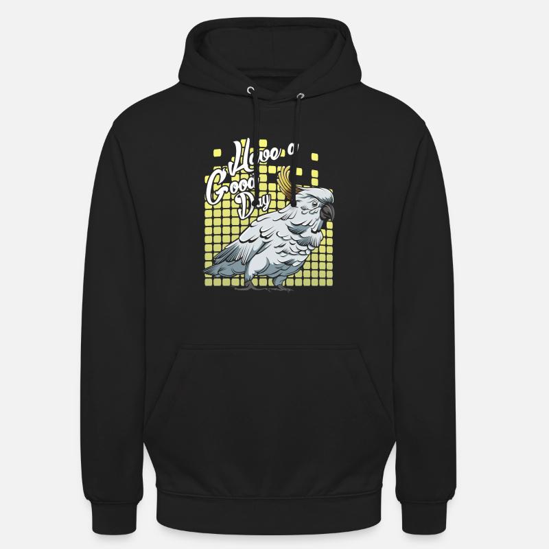 Kakadu - Sweat-shirt à capuche unisexe - noir