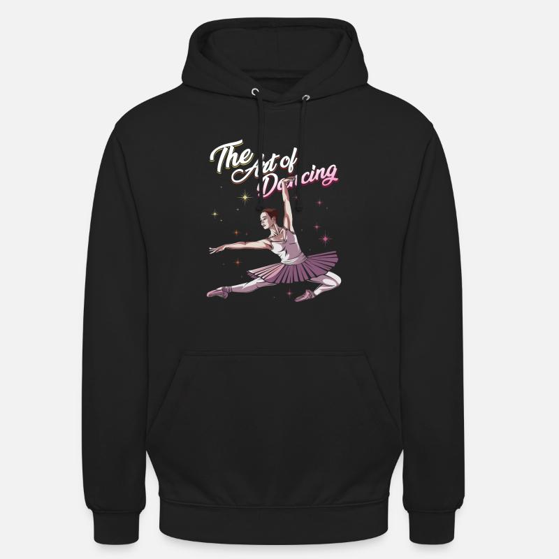 Ballet - Sweat-shirt à capuche unisexe - noir