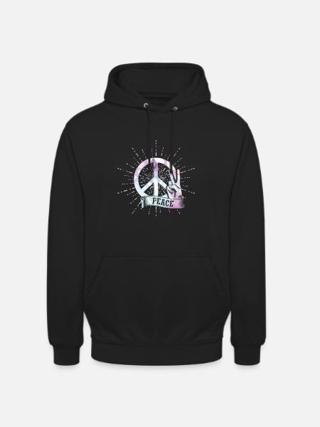 peace - Unisex Hoodie - black