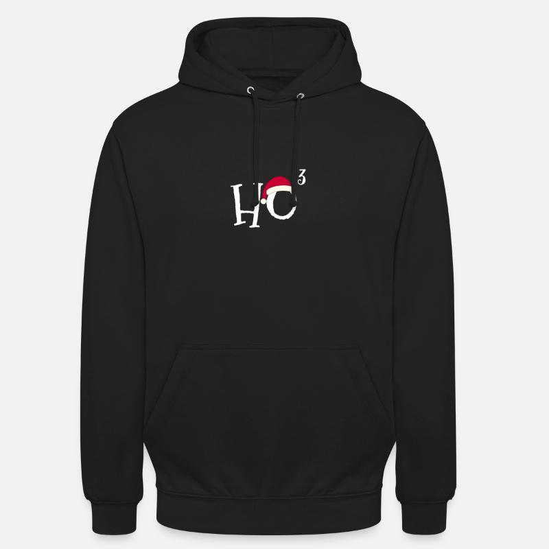 Math Nerd Hohoho Weihnachten - Unisex Hoodie - Schwarz
