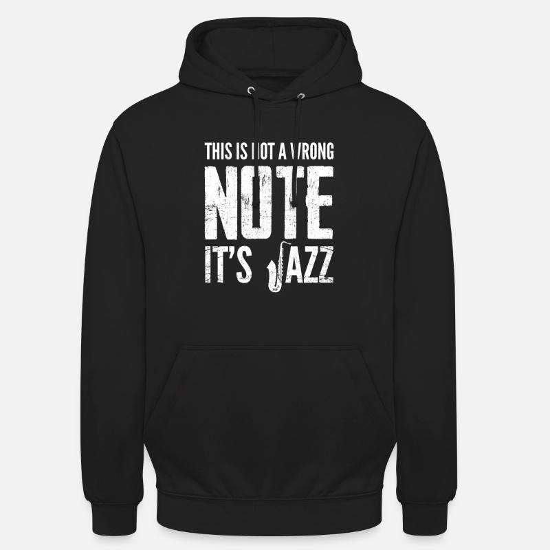Jazznote - Unisex Hoodie - Schwarz