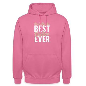 doctor - Unisex Hoodie - pink - Front - Alina (178cm) & Michal (187cm)