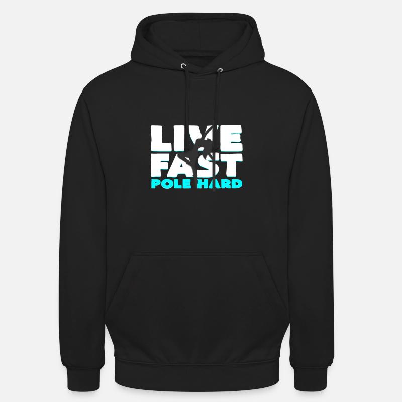 Pole Dance - Sweat-shirt à capuche unisexe - noir
