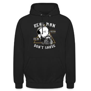 Hipster Hipsters - Unisex Hoodie - Schwarz - Vorne - Alina (178cm) & Michal (187cm)