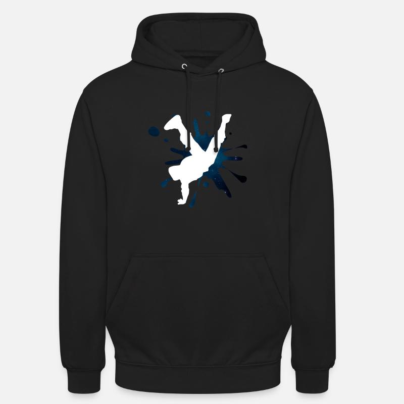 Breakdance splash - Unisex Hoodie - black