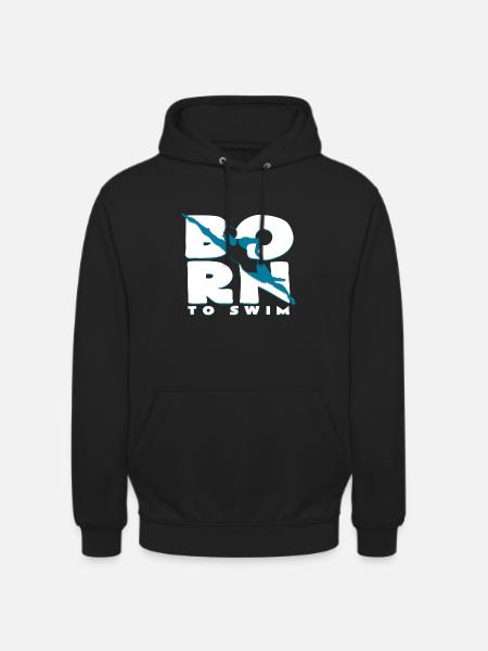 swimmer - Unisex Hoodie - black