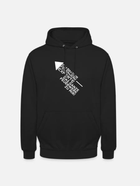 fireworks - Unisex Hoodie - black
