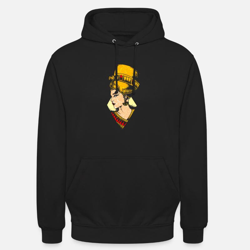 Cléopâtre Egypte - Sweat-shirt à capuche unisexe - noir