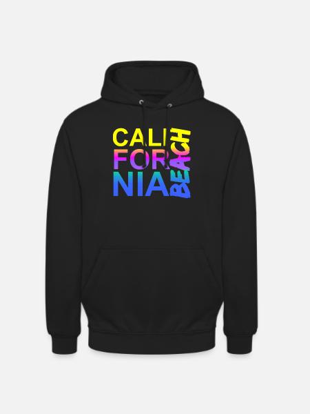 California Beach - Unisex Hoodie - black