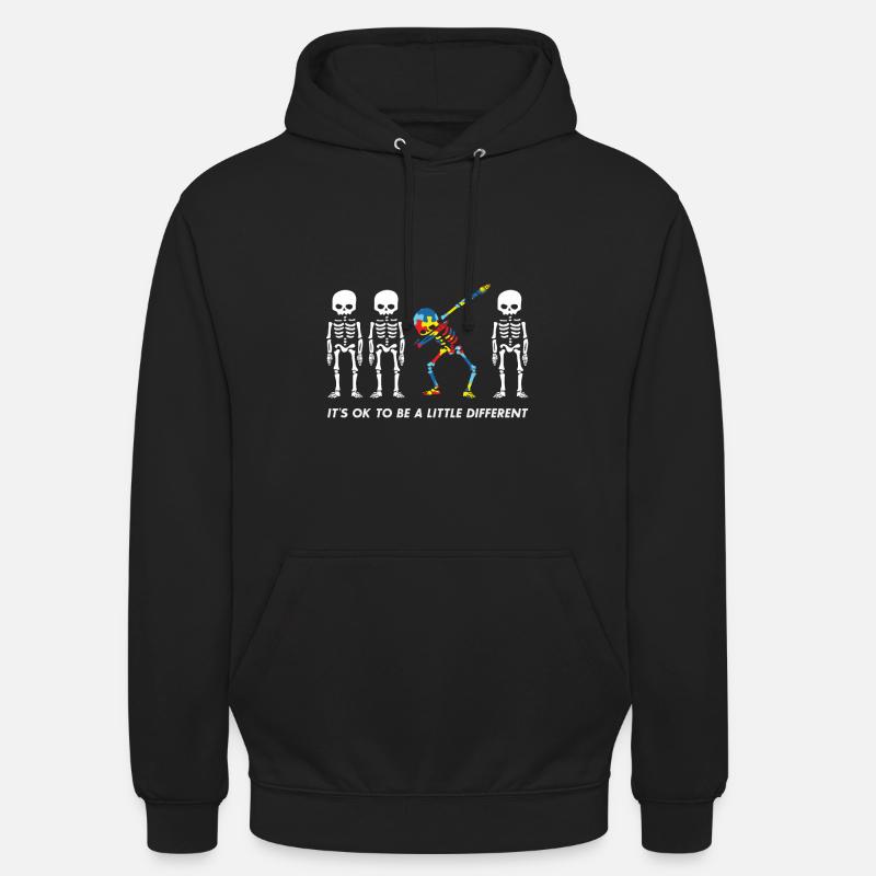 Ça va d'être différent - Sweat-shirt à capuche unisexe - noir