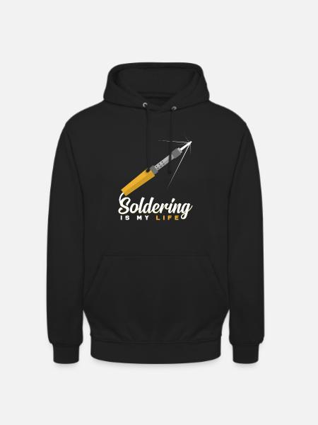 soldering - Unisex Hoodie - black