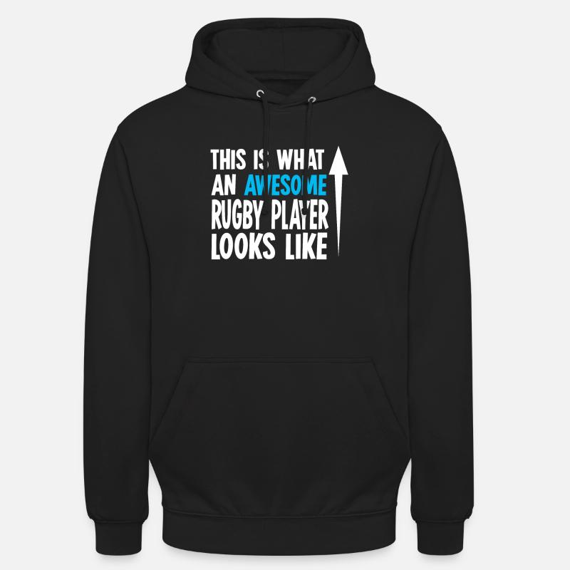 rugby - Unisex Hoodie - black