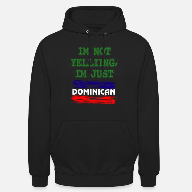 República Dominicana - Sudadera con capucha unisex - negro