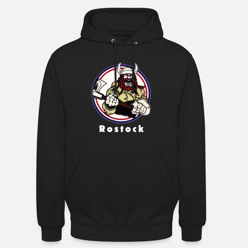 Rostocker Wikinger - Unisex Hoodie - Schwarz