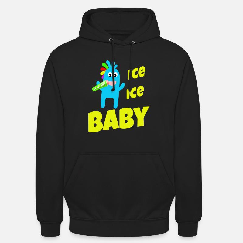 Bébé - Sweat-shirt à capuche unisexe - noir