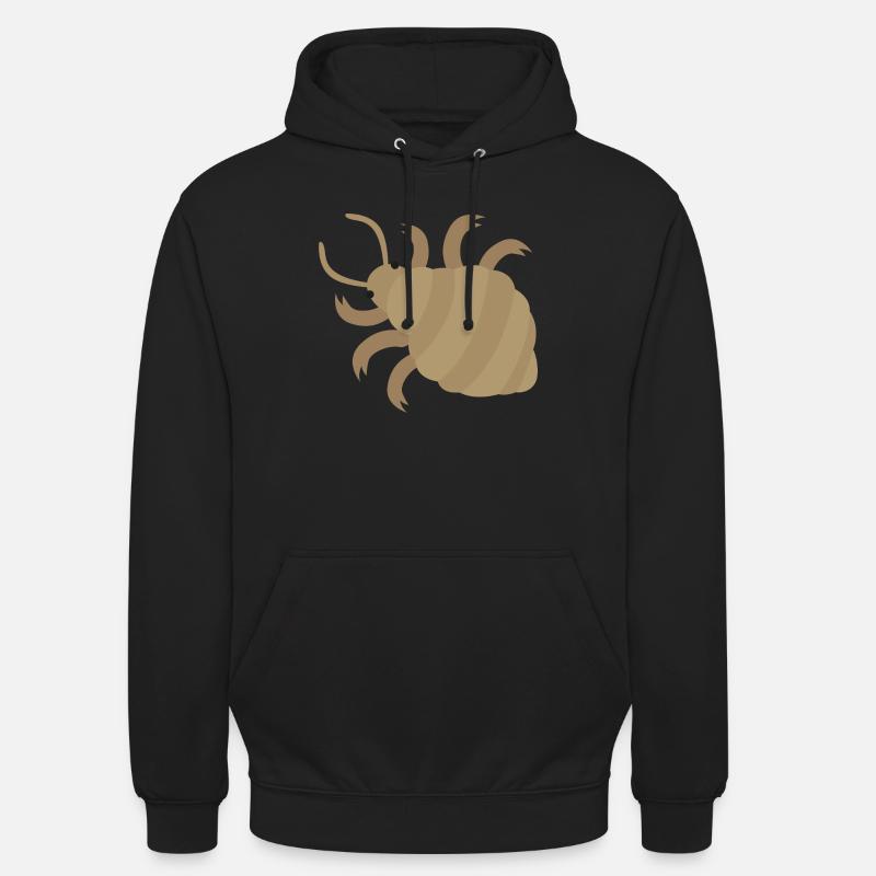 Laus - Sweat-shirt à capuche unisexe - noir