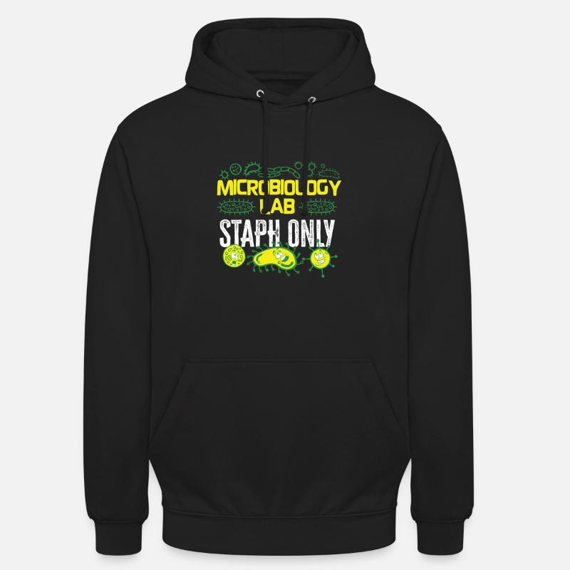 Microbiologiste Microbiology Lab Staph Gift Idea - Sweat-shirt à capuche unisexe - noir