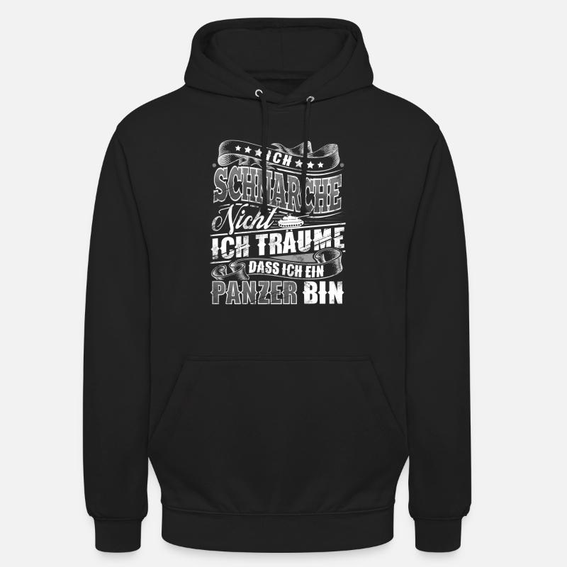 Panzer - Unisex Hoodie - Schwarz
