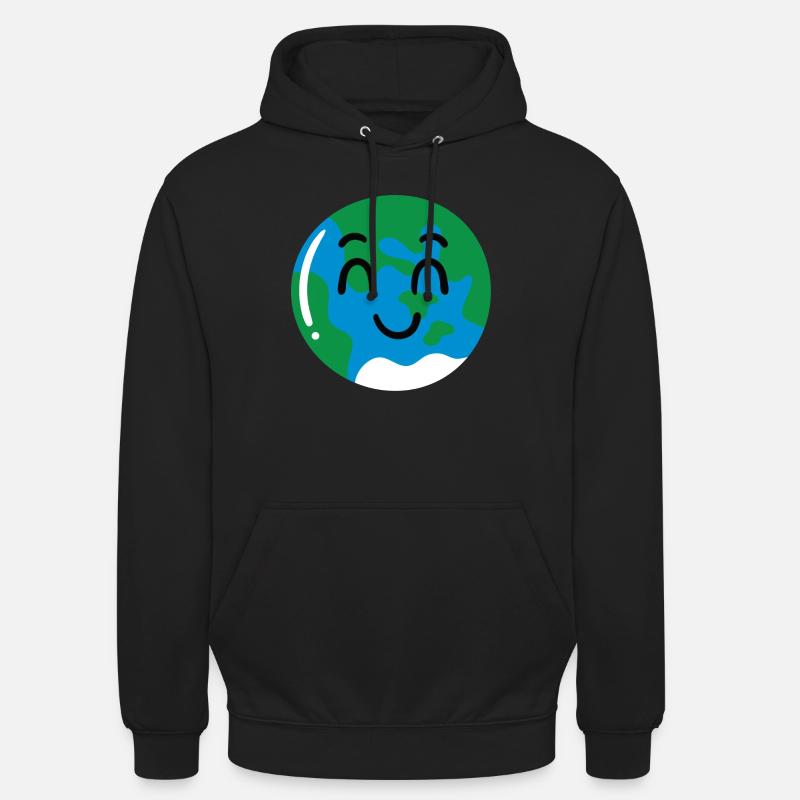 Erde - Unisex Hoodie - Schwarz