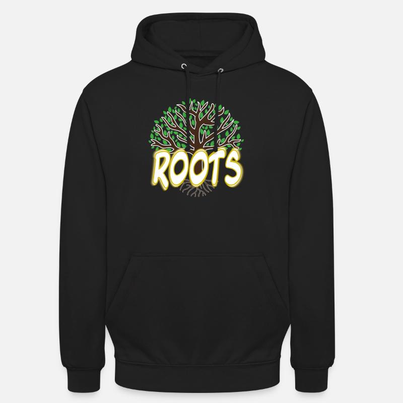 Roots - Unisex Hoodie - Schwarz