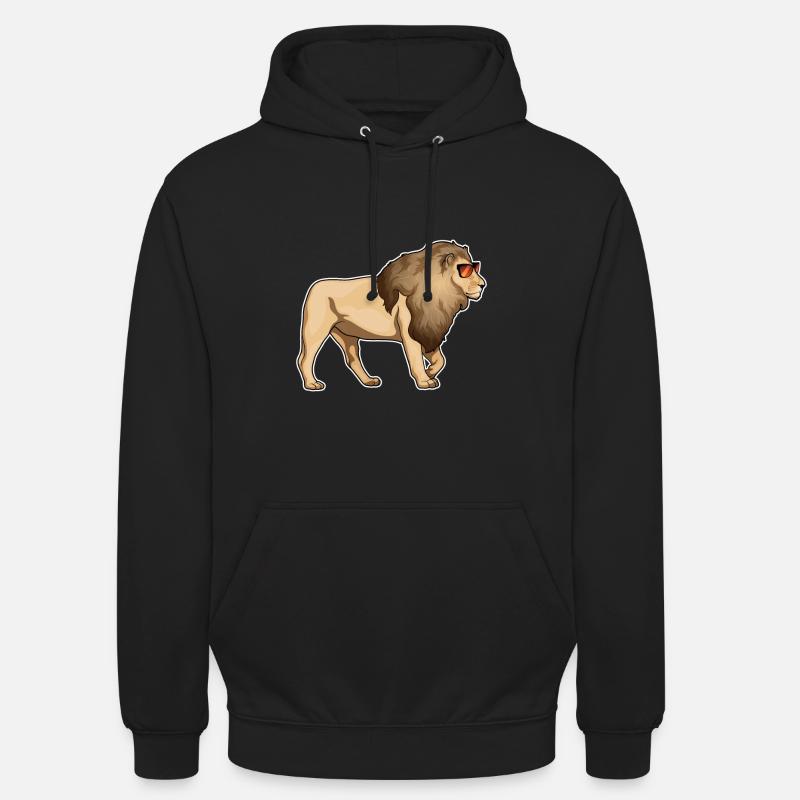 Lunettes de soleil Leo - Sweat-shirt à capuche unisexe - noir
